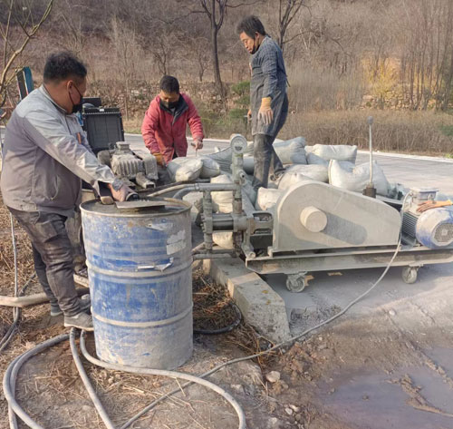 安陆路面下沉注浆